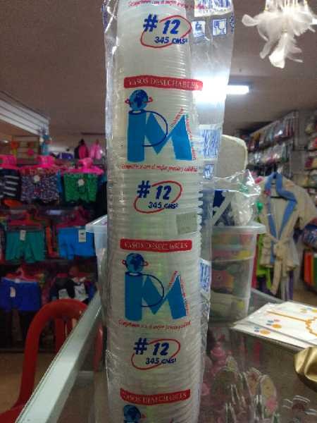 Vaso desechable #12 paquete x50 Plasticos de Medellin