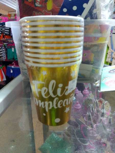 Vaso feliz cumpleanos fino