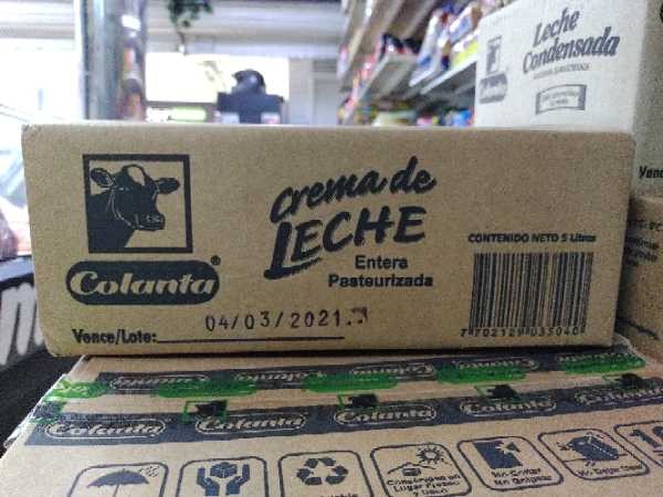 Crema De Leche 5Lts – 5000ml