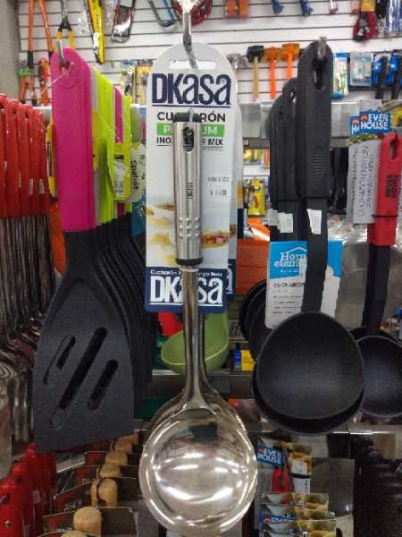 Cucharon premium inoxidable silver mix Dkasa