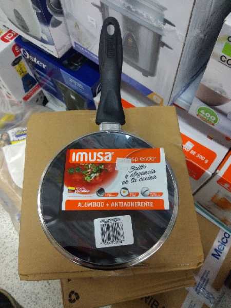 Perol esplendor aluminio antiaderente con tapa 18cm Imusa