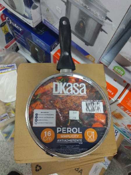 Perol simplicity antiaderente con tapa 16cm Dkasa