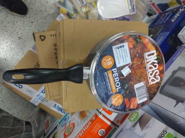 Perol simplicity antiaderente con tapa 18cm Dkasa