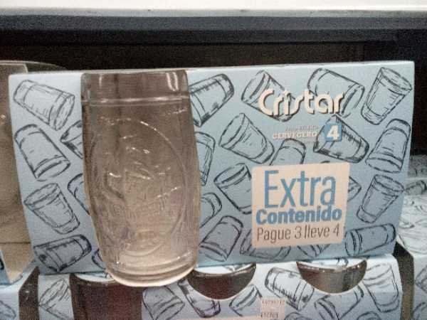 Jarro cervecero velero paquete x 4 Cristar