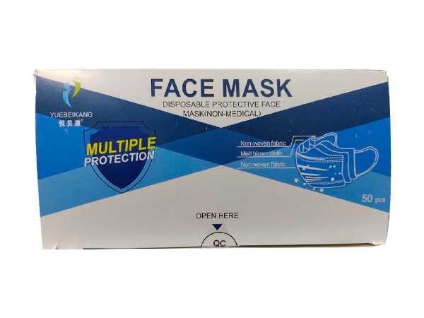 TAPABOCAS TERMOSELLADO CAJA X 50 UNIDADES