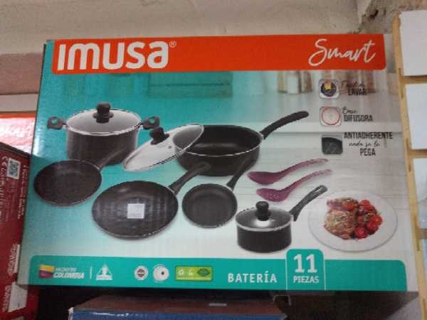 Bateria para casa 11 piezas antiaderente Imusa