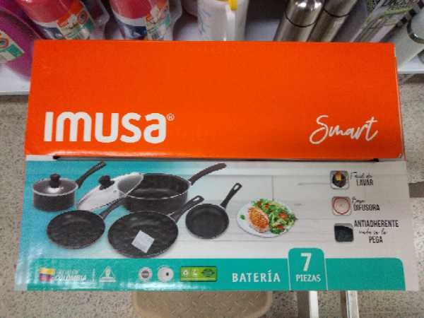 Bateria para casa 7 piezas antiaderente Imusa