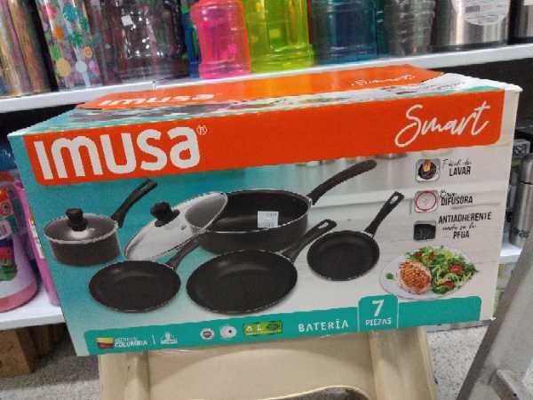 Bateria para casa 7 piezas antiaderente Imusa