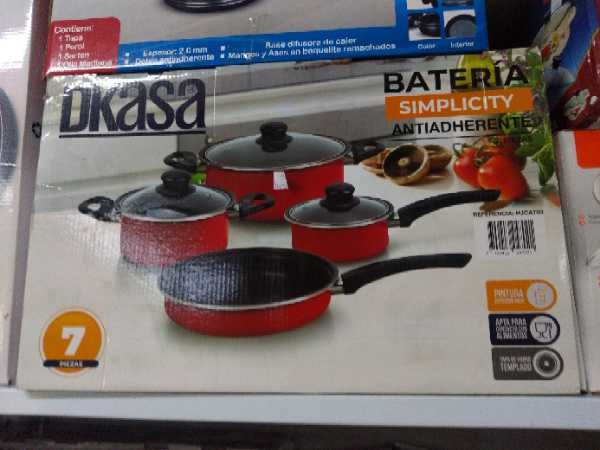 Bateria para casa 7 piezas sencilla Dkasa