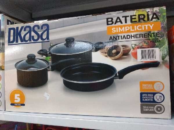Bateria para casa 5 piezas sencilla Dkasa