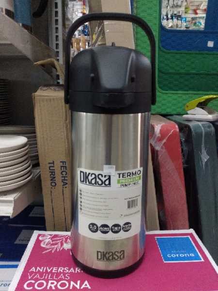 Termo premium Bomba acero inoxidable 3LT Dkasa
