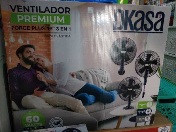 Ventilador fino de pie de 3 velocidades Dkasa