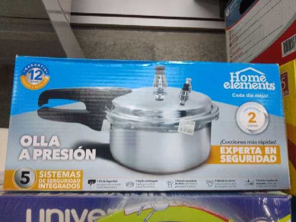 Olla a presion 2LT 3 valvulas de seguridad Home Element