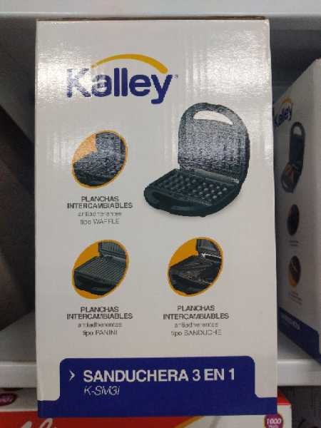 Sanduchera con Planchas intercambiables Kalley