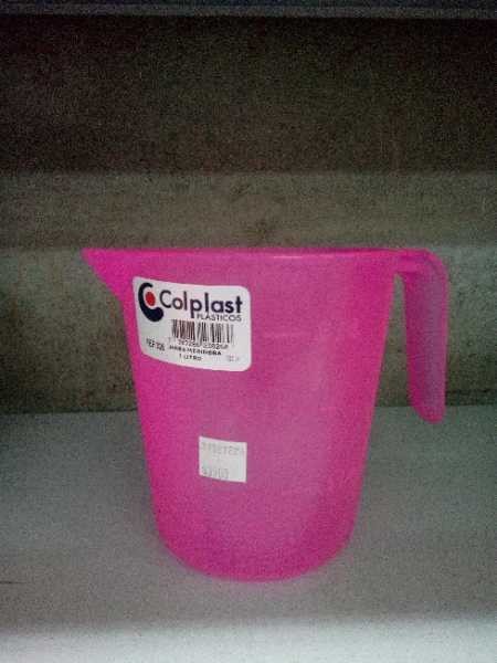 Jarra 1lt medidora sin tapa Colplast