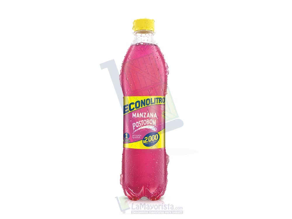 Gaseosa Manzana Postobon Pet x 1L Paca X 12
