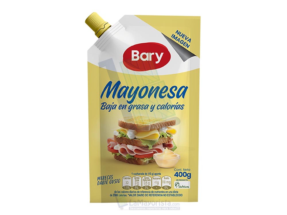 Salsa Mayonesa Bary x 400gr CV Paca X 24