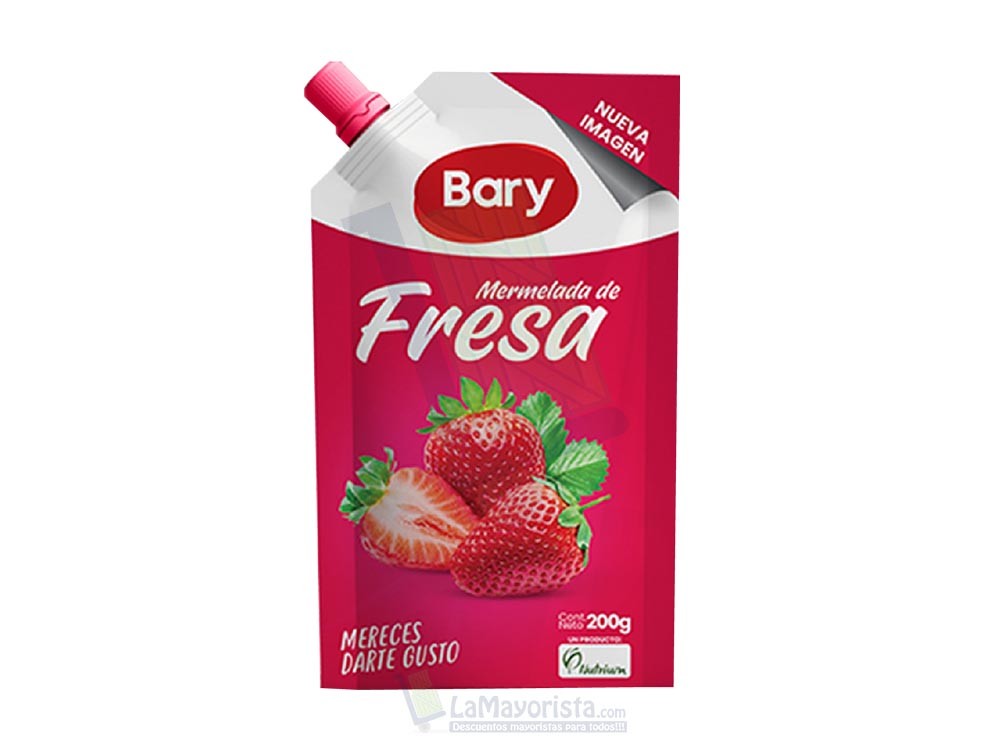 Mermelada Bary Fresa x 200 gr CV Paca X 24