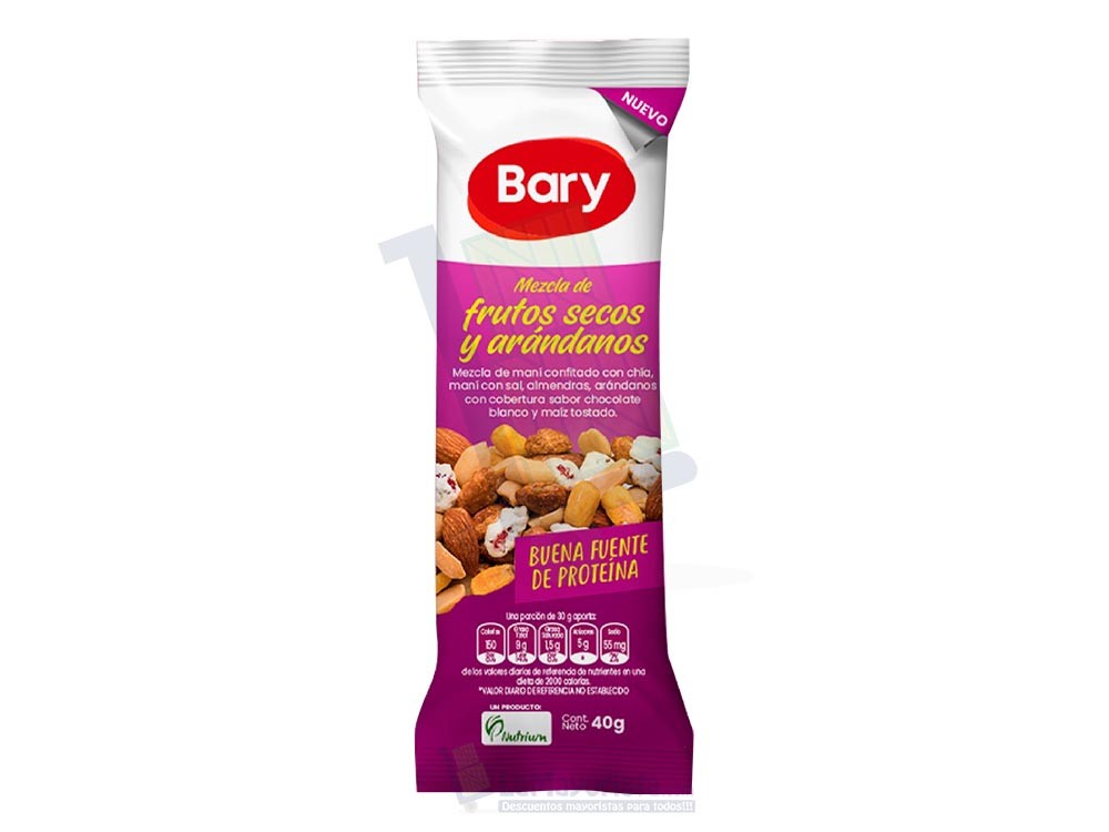 Maní Mezclas Bary 40 gr Ristra x 6 Paca X 6
