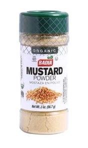 MOSTAZA SECA ORGANICA BADIA*56.7GR