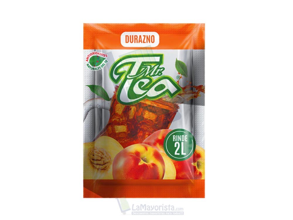 Mr Tea Durazno x 20 gr Paca X 12