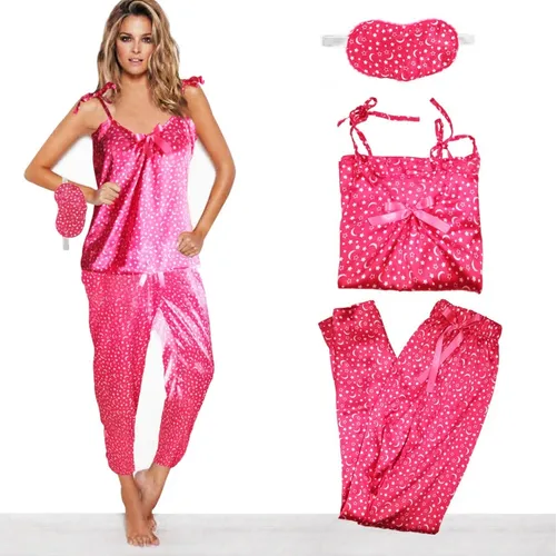 Pijama Dama Luna Estrellas Conjunto Blusa Pantalón Cubre Ojo