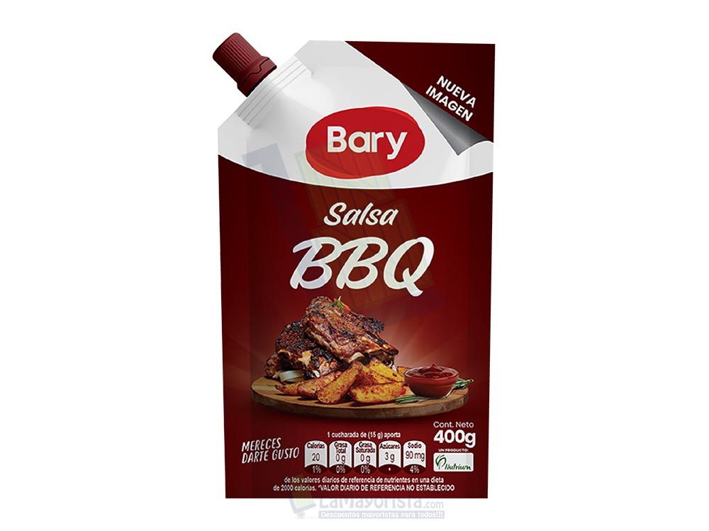 BBQ Bary x 400gr CV Paca X 24