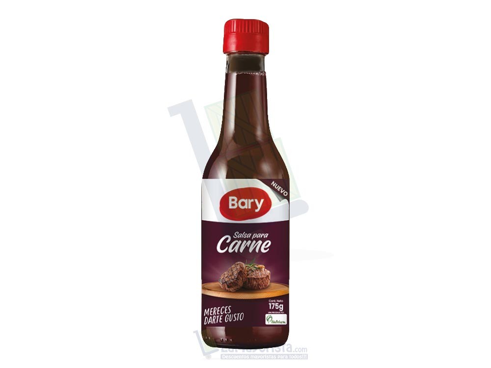 Salsa para Carnes Bary Vidrio x 175gr Paca X 24