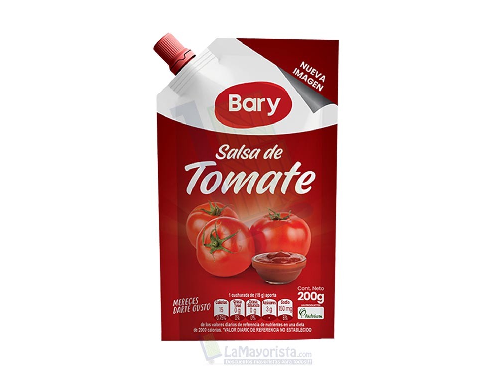 Salsa de Tomate Bary x 200gr CV Paca X 24
