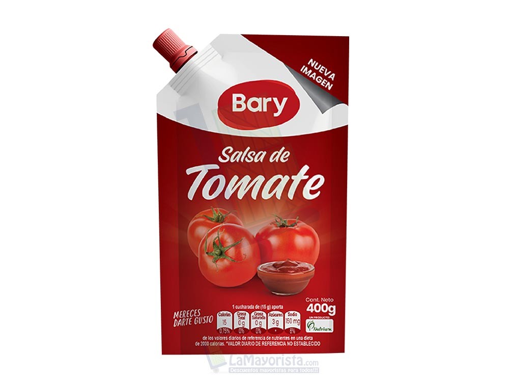 Salsa de Tomate Bary x 400gr CV Paca X 24