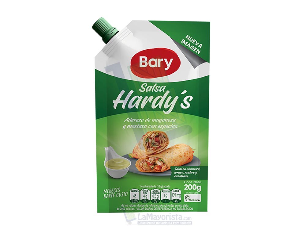 Salsa Hardys Bary x 200gr CV Paca X 24
