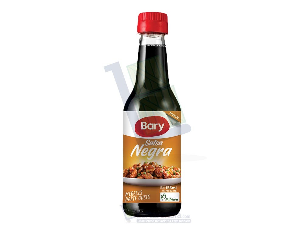 Salsa Negra Bary Vidrio x 155ml Paca X 24