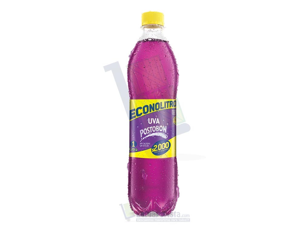 Gaseosa Uva Postobon Pet x 1L Paca X 12