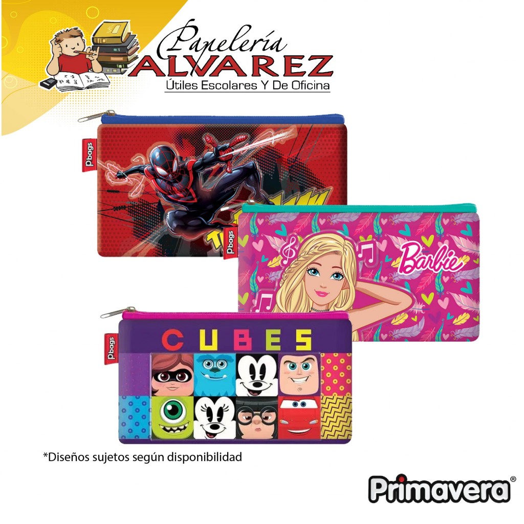 CARTUCHERA PRIMAVERA 1 CIERRE PERSONAJES