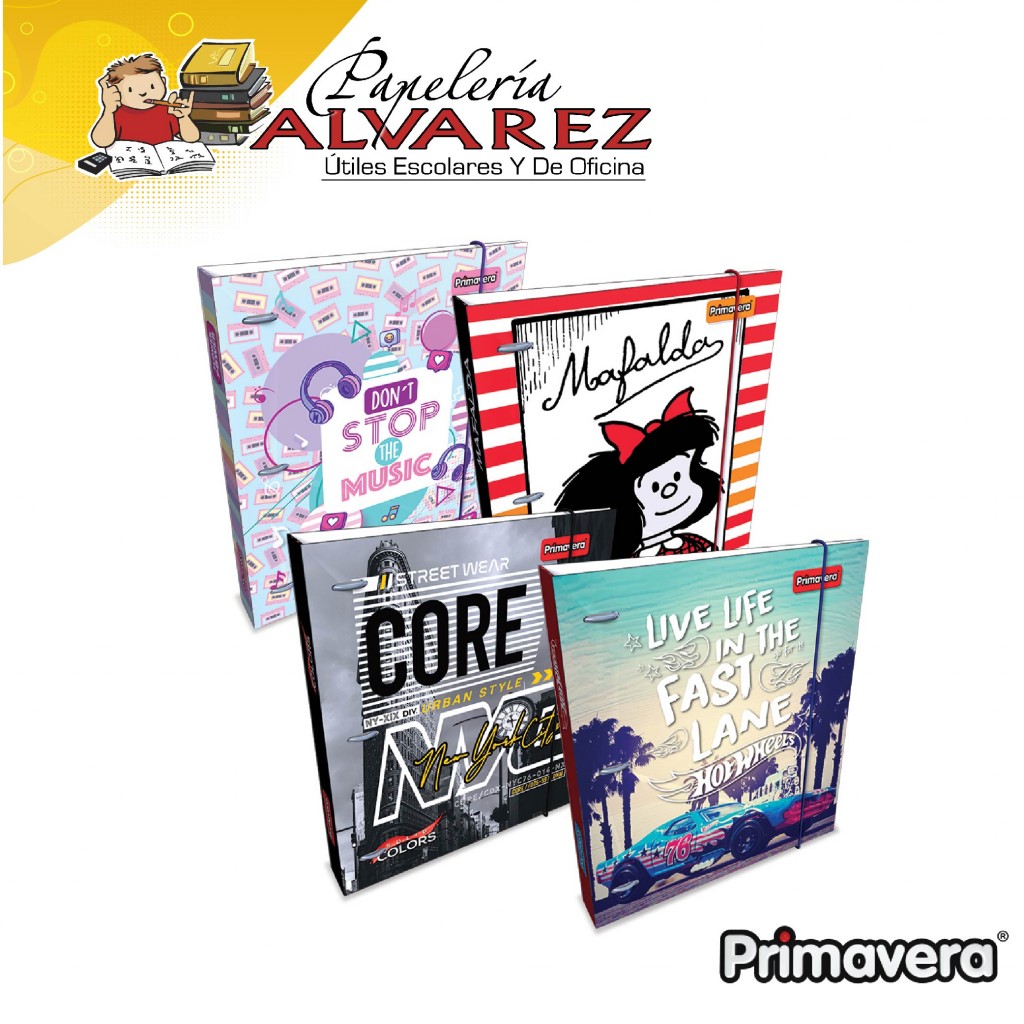 FOLDER PRIMAVERA 105 ESTAMPADO CARTÓN