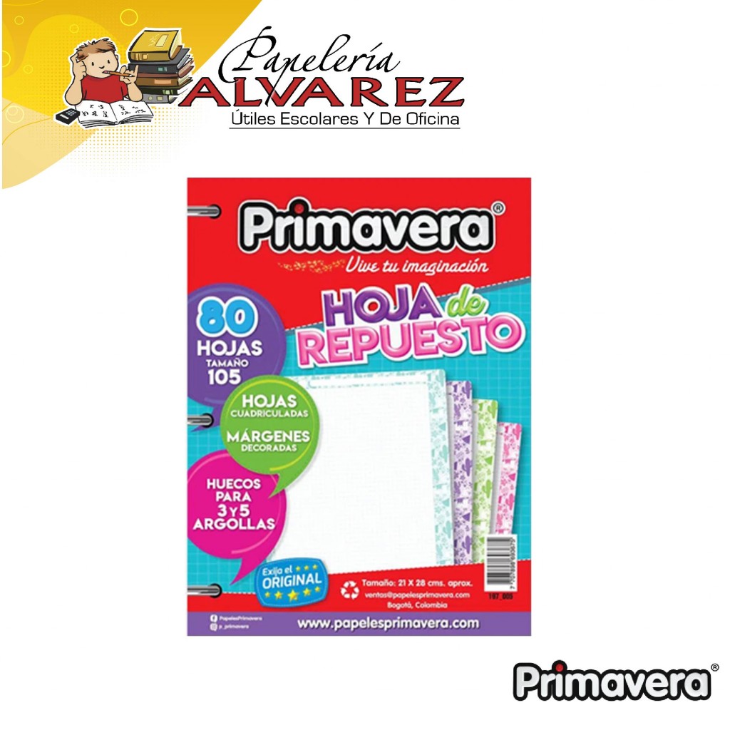 REPUESTO FOLDER 105 PRIMAVERA DECORADO