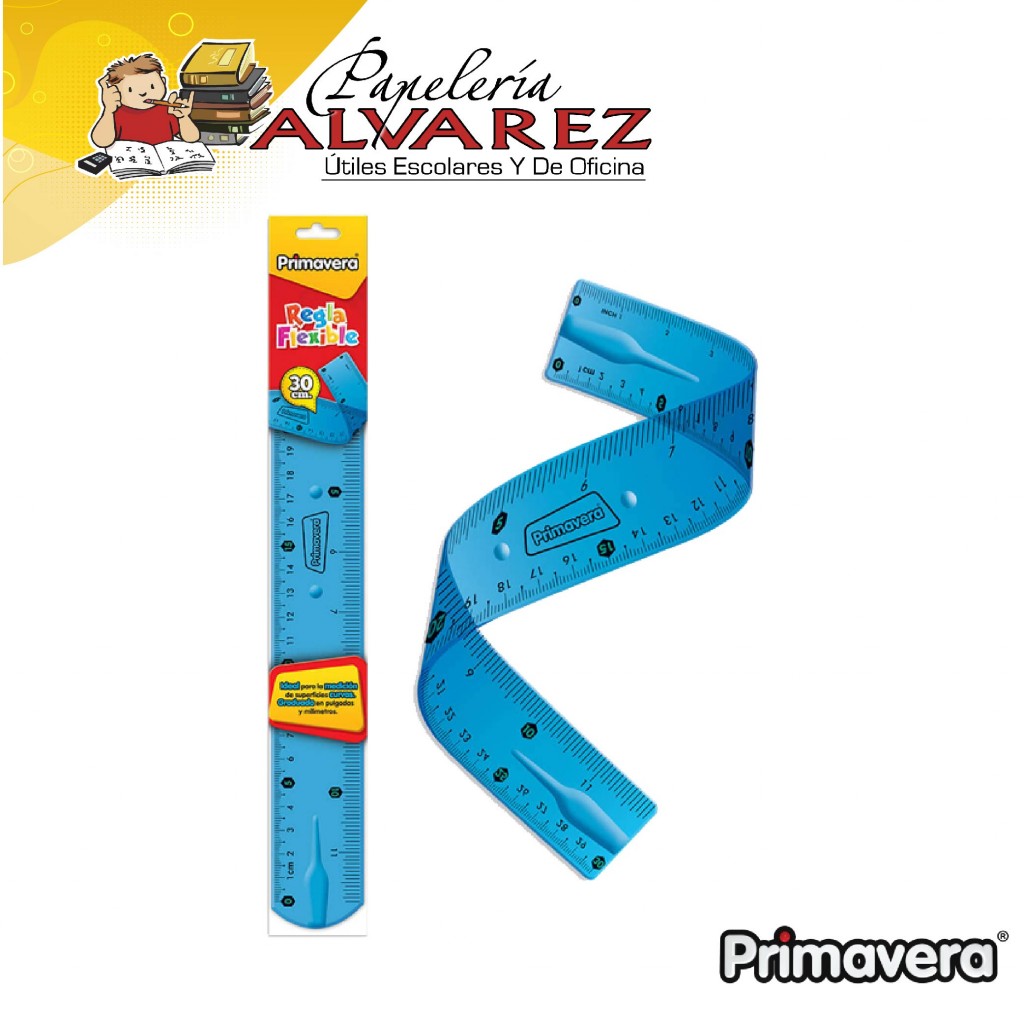 REGLA PRIMAVERA 30 CMS FLEXIBLE DOBLA