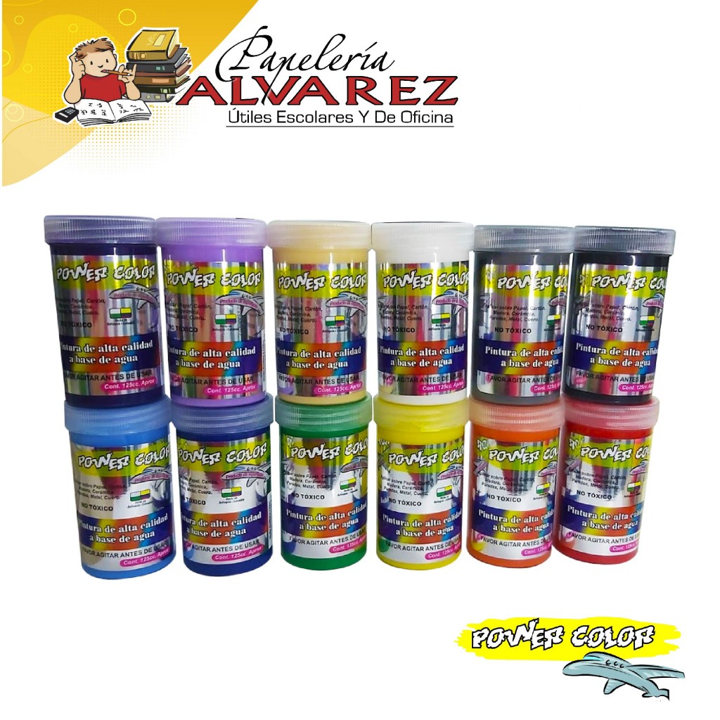 VINILO POWER COLOR 125CC ACRÍLICO