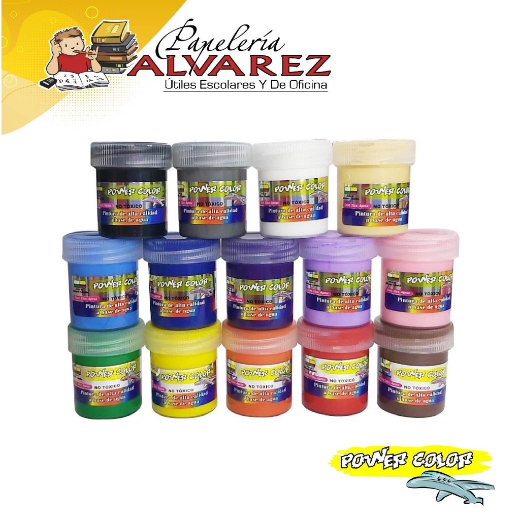 VINILO POWER COLOR 33CC ACRÍLICO