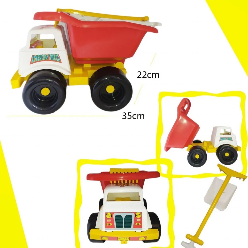 Carro Volqueta Blanco