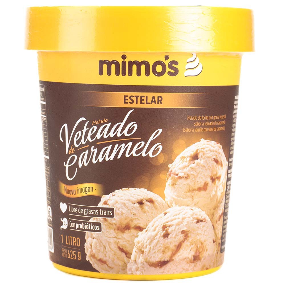 HELADO VETIADO CARAMELO  x 1L MIMO`S