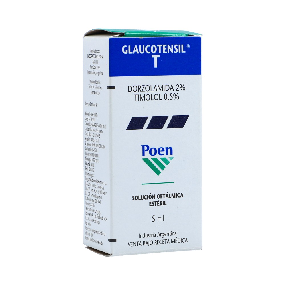 GLAUCOTENSIL T OFTX (2% 0.5%) X 5 ML