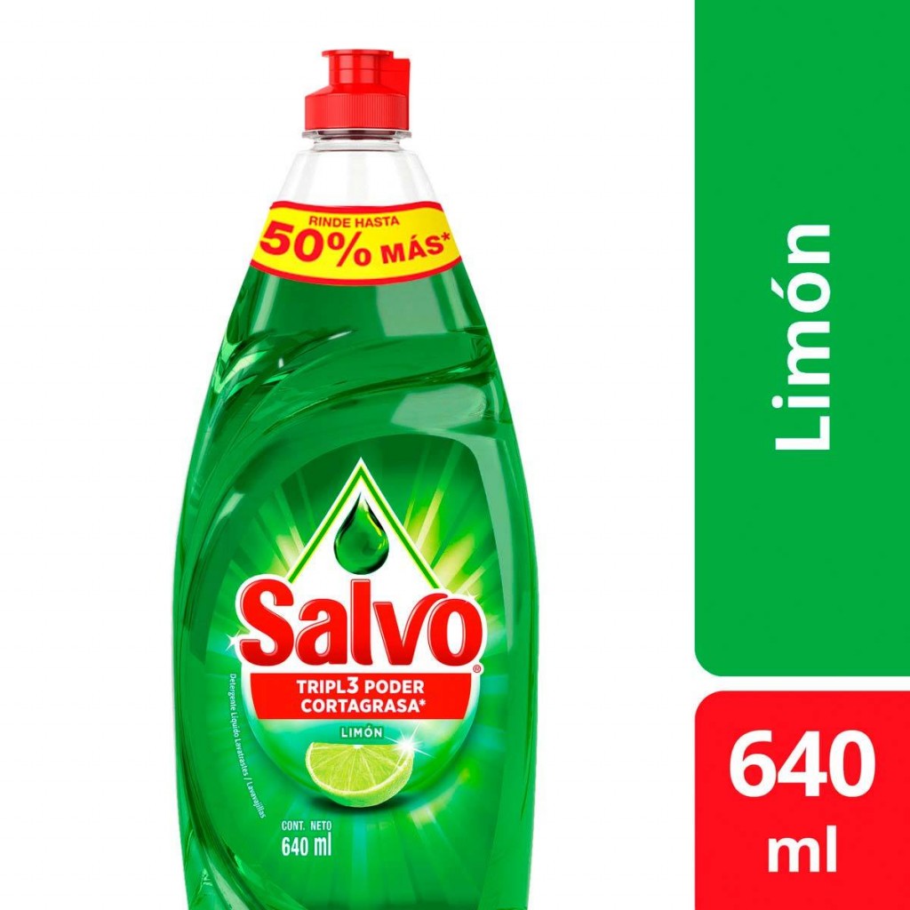 LAVALOZAS LIQUIDO LIMON SALVO*640ML