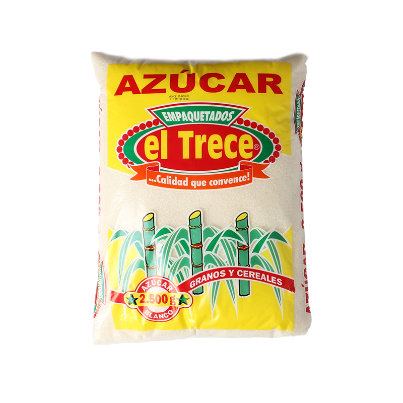 AZUCAR EL TRECE 2500 GR Presentación: PX10