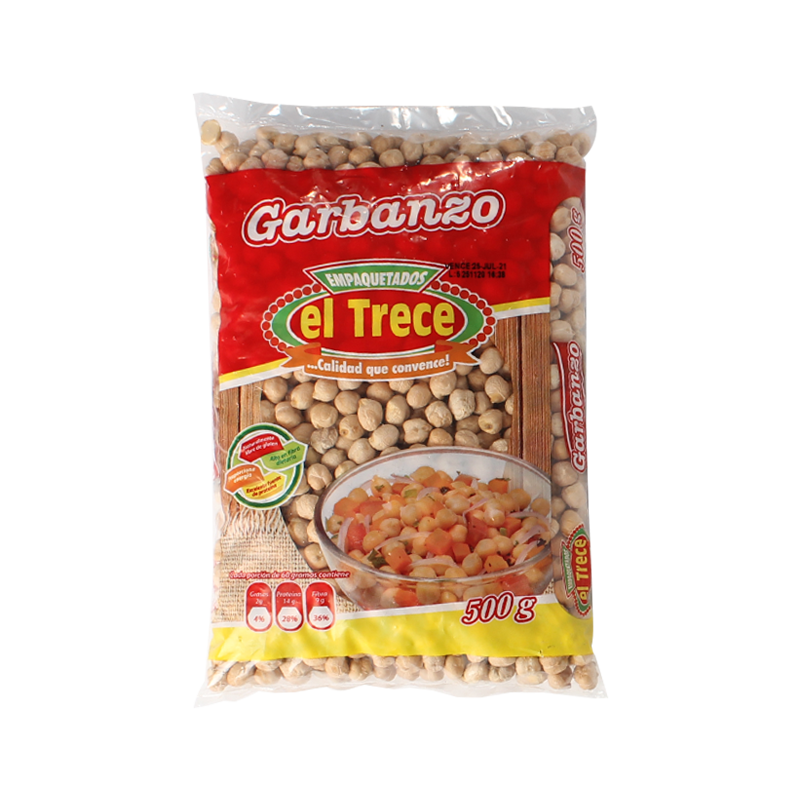 GARBANZO EL TRECE 500 GR Presentación: PX25