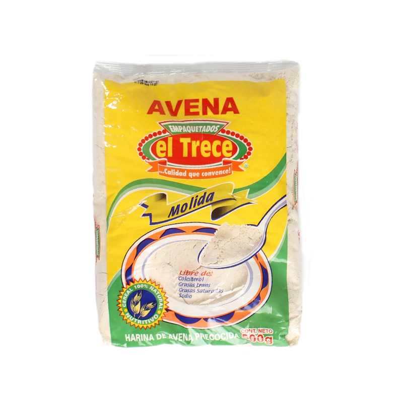 AVENA EL TRECE MOLIDA 500 GR Presentación: PX25