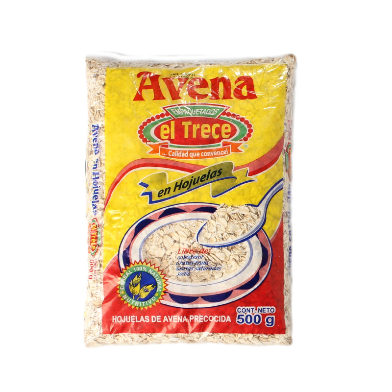 AVENA EL TRECE HOJUELAS 500 GR Presentación: PX25