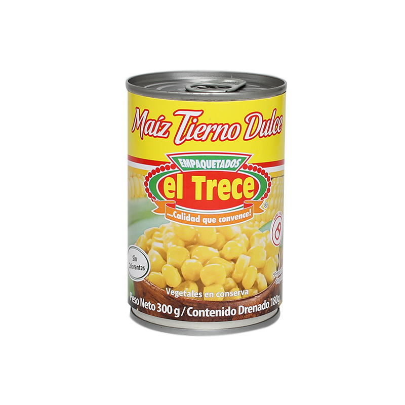 MAIZ TIERNO EL TRECE 300 GR Presentación: UNI