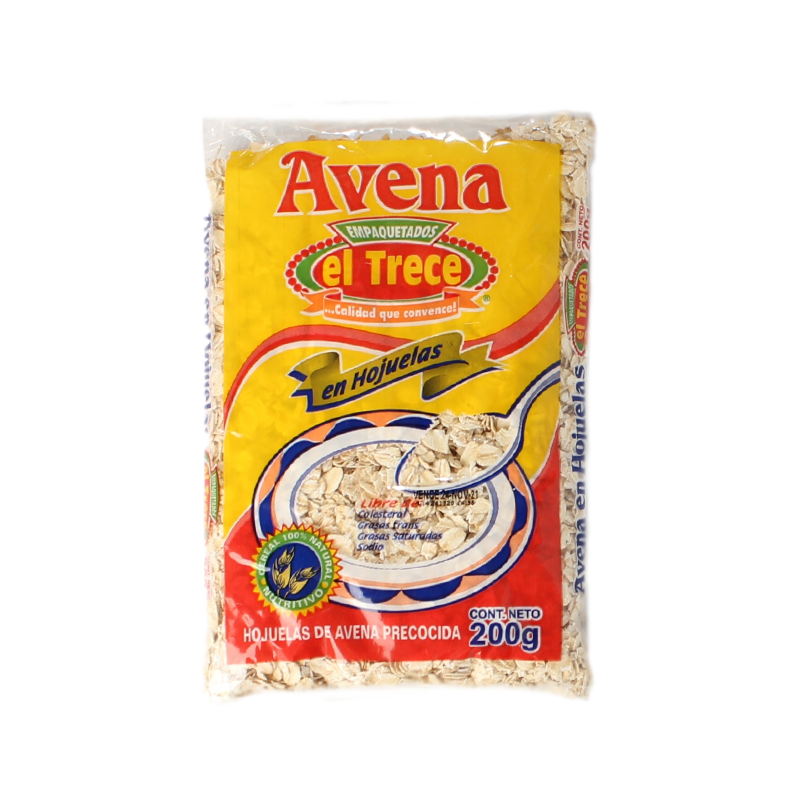 AVENA EL TRECE HOJUELAS 200 GR Presentación: PX25