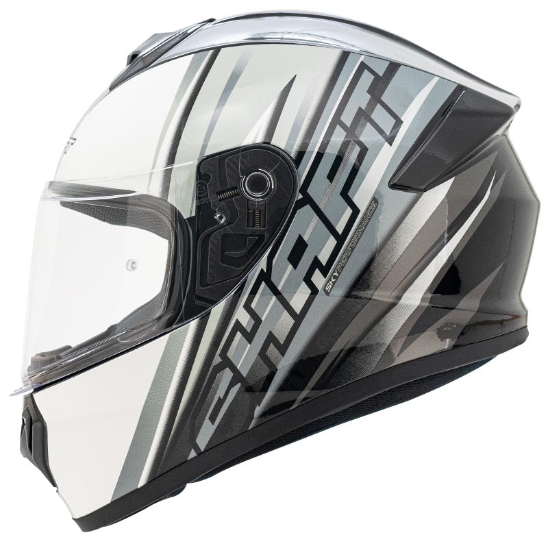 Casco Shaft 589 Dinamit Negro Brillo Silver M